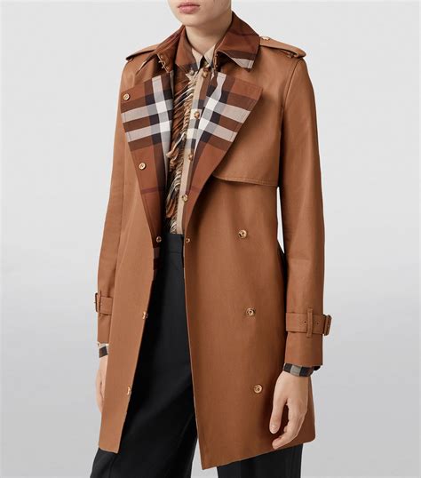 burberry striped cotton gabardine trench coat|gabardine trench coat with warmer.